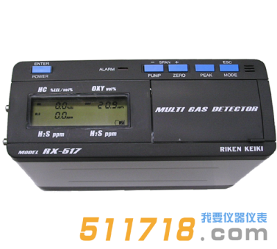 日本理研RX-517便攜式復合氣體檢測儀