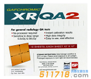 美國Ashland GAFCHROMIC XR-QA2放射診斷質保膠片/免沖洗膠片