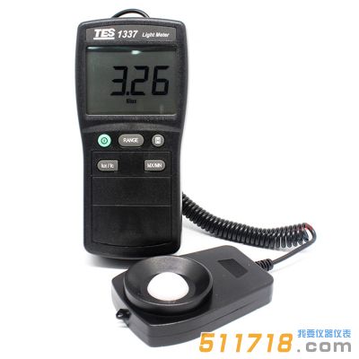 臺灣泰仕 TES-1337數字照度計