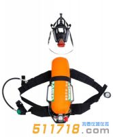 美國MSA 10167789 AX2100空氣呼吸器 BTIC氣瓶帶表 6.8L
