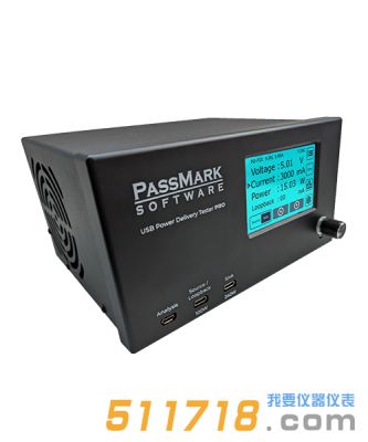 澳大利亞PassMark PM240 USB 電力輸送測試儀