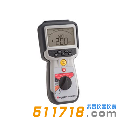 美國Megger MIT415/2和MIT417/2 CAT IV絕緣測試儀.png 美國Megger MIT415/2和MIT417/2 CAT IV絕緣測試儀.png